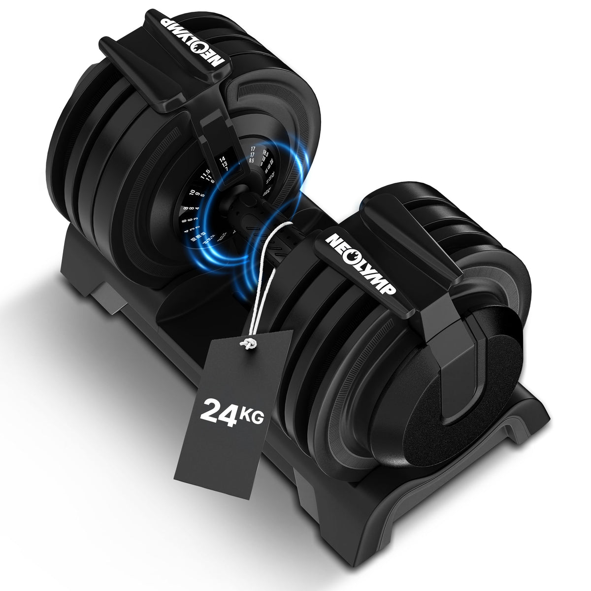 Verstellbare Kurzhanteln 41kg & 24kg - Kurzhantel 24 kg - Hantel von NEOLYMP | Fitnessequipment und Sportartikel