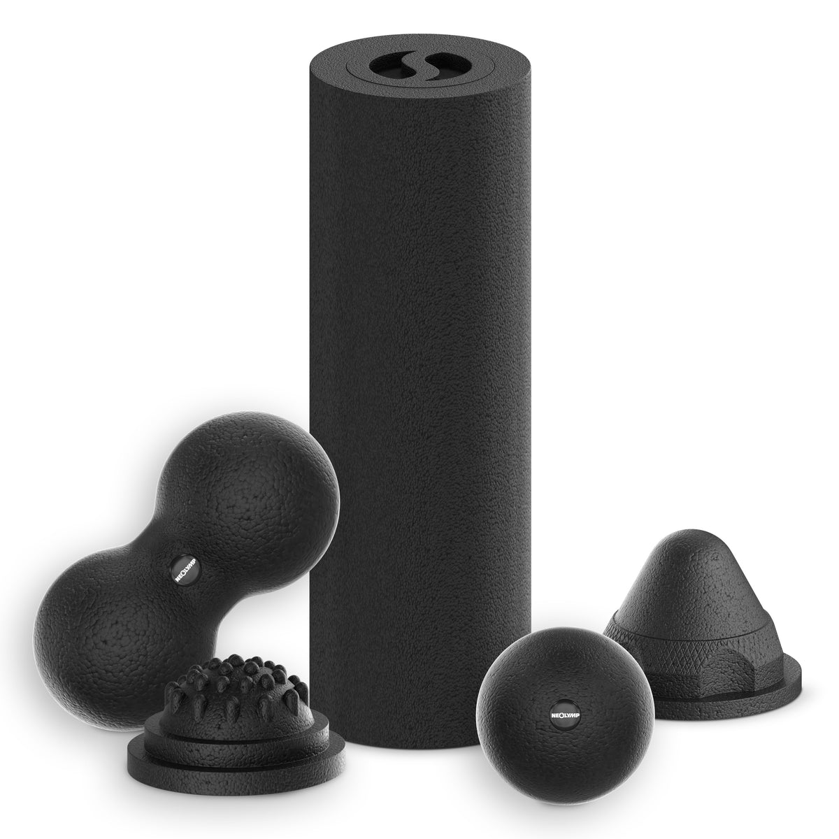 5-teiliges Faszienrollen Set | B-Ware - - Outlet von NEOLYMP | Fitnessequipment und Sportartikel