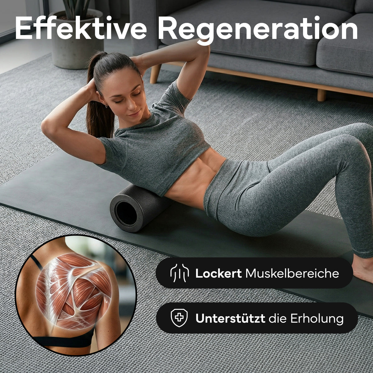 5-teiliges Faszienrollen Set | B-Ware - - Outlet von NEOLYMP | Fitnessequipment und Sportartikel