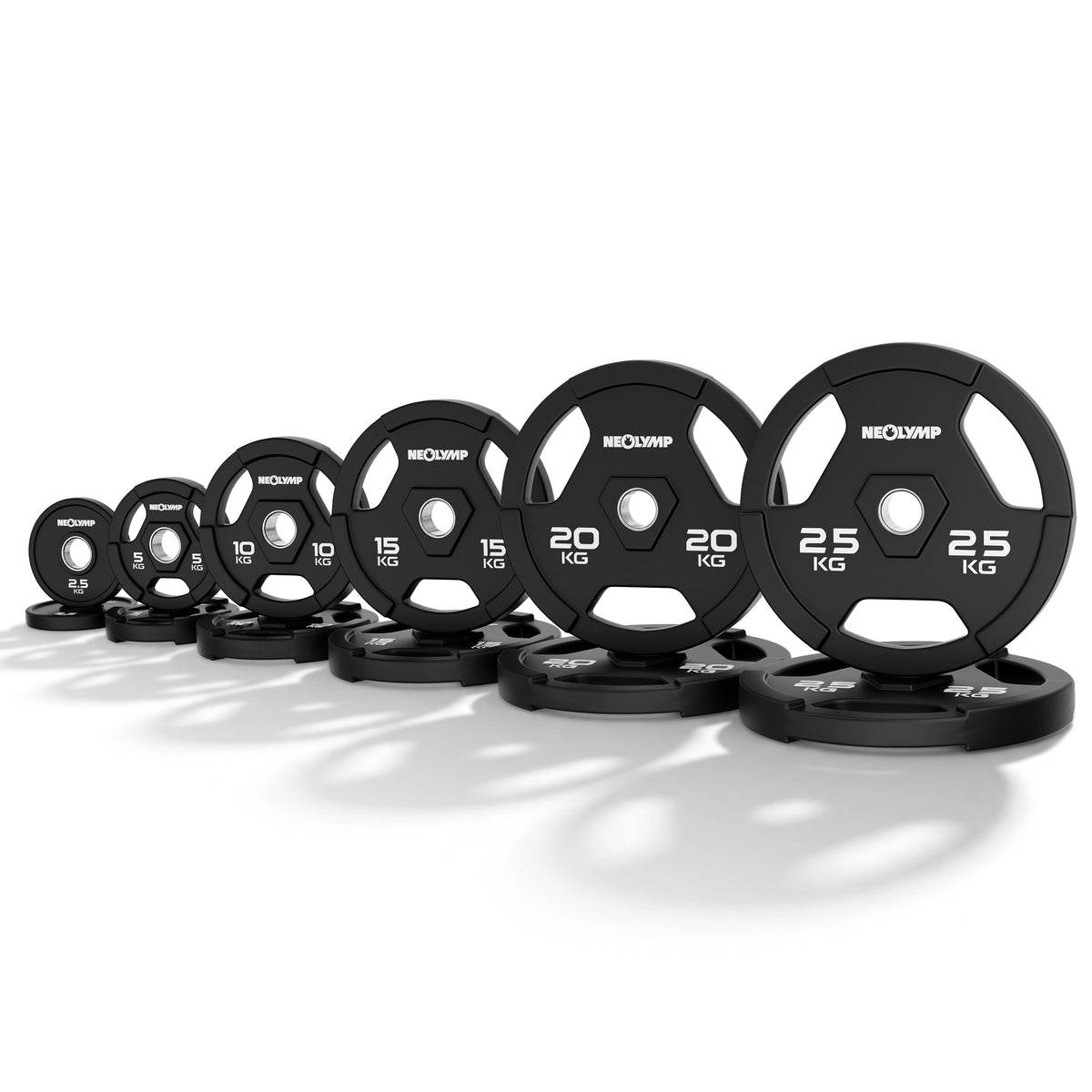 Gripper Plates Bundle - 155 kg - Hantelscheiben mit Griffen - - Hantelscheiben von NEOLYMP | Fitnessequipment und Sportartikel