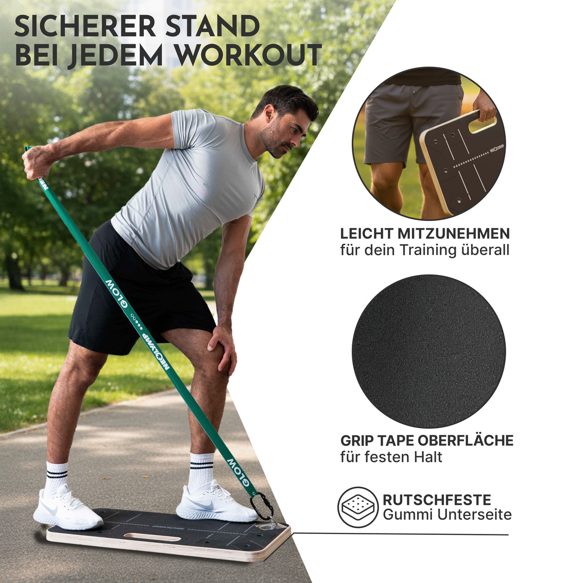 Bänderplattform - Bands Board für Fitnessbänder-Training (B‑Ware) - - Outlet von NEOLYMP | Fitnessequipment und Sportartikel