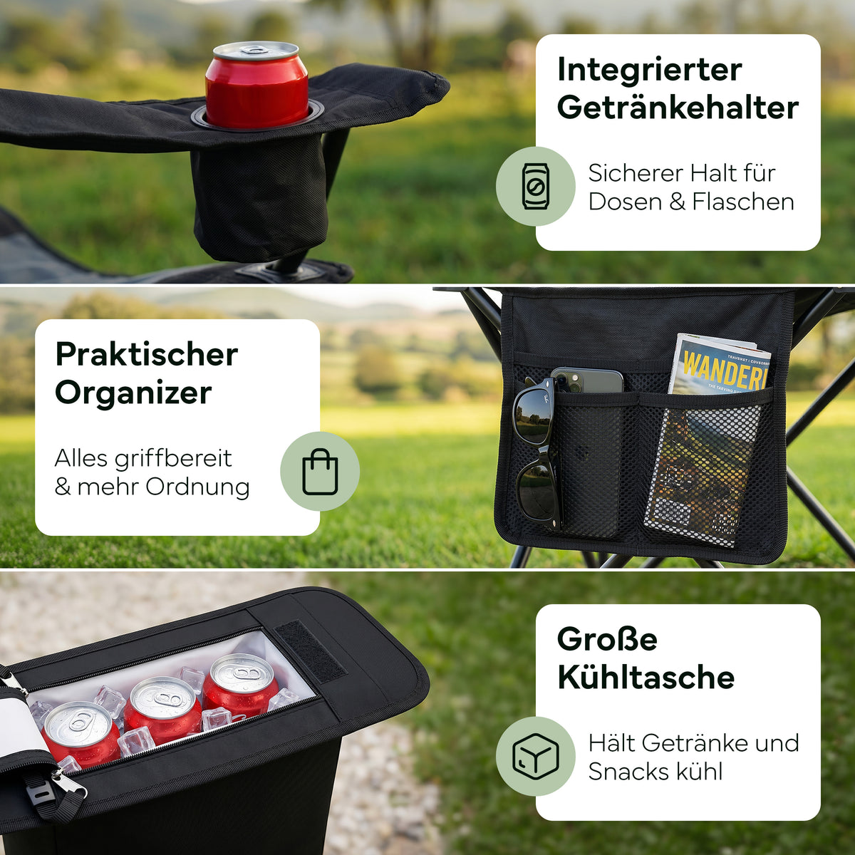 Campingstuhl – Groß | B-Ware - - Outlet von NEOLYMP | Fitnessequipment und Sportartikel