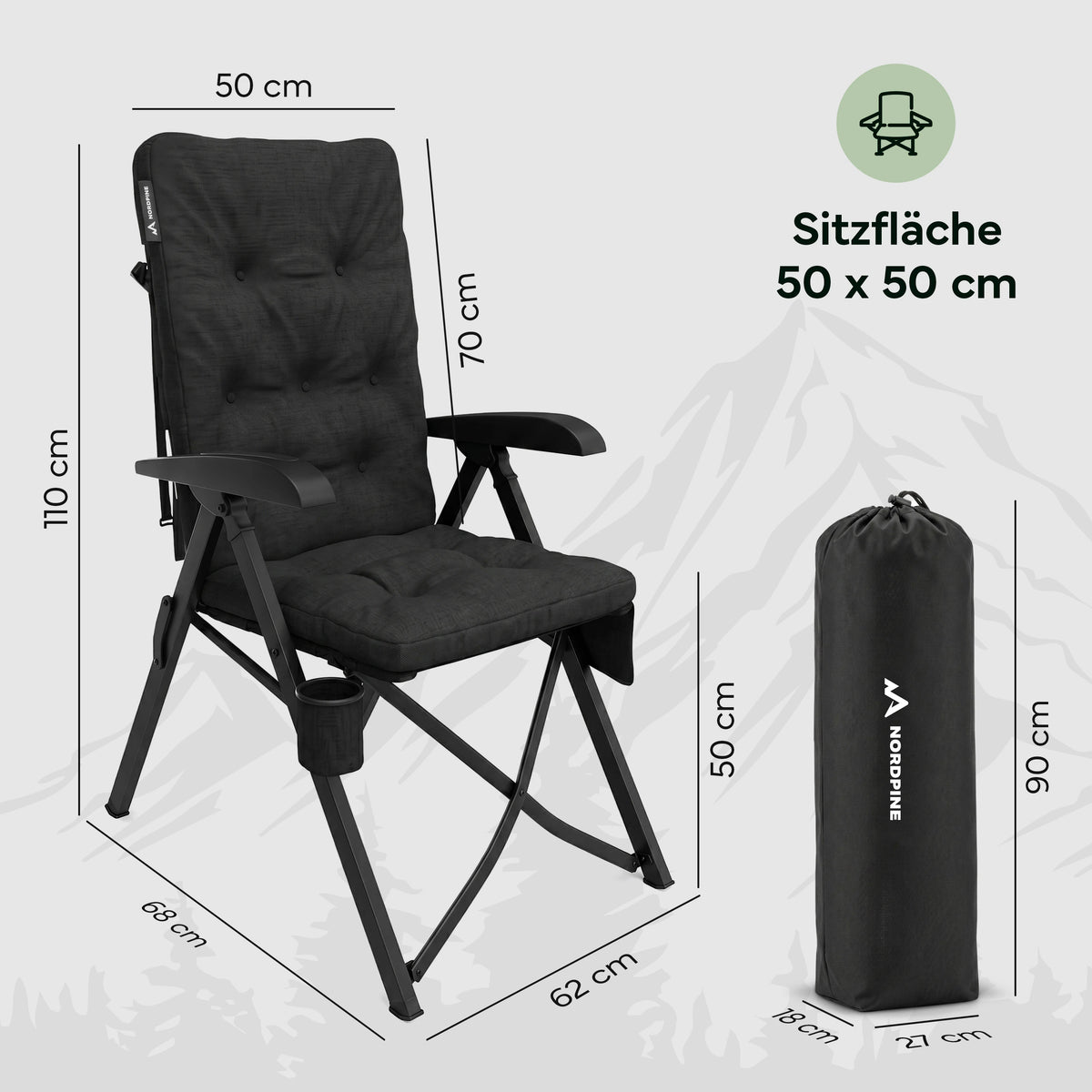 Campingstuhl – Standard | B-Ware - - Outlet von NEOLYMP | Fitnessequipment und Sportartikel