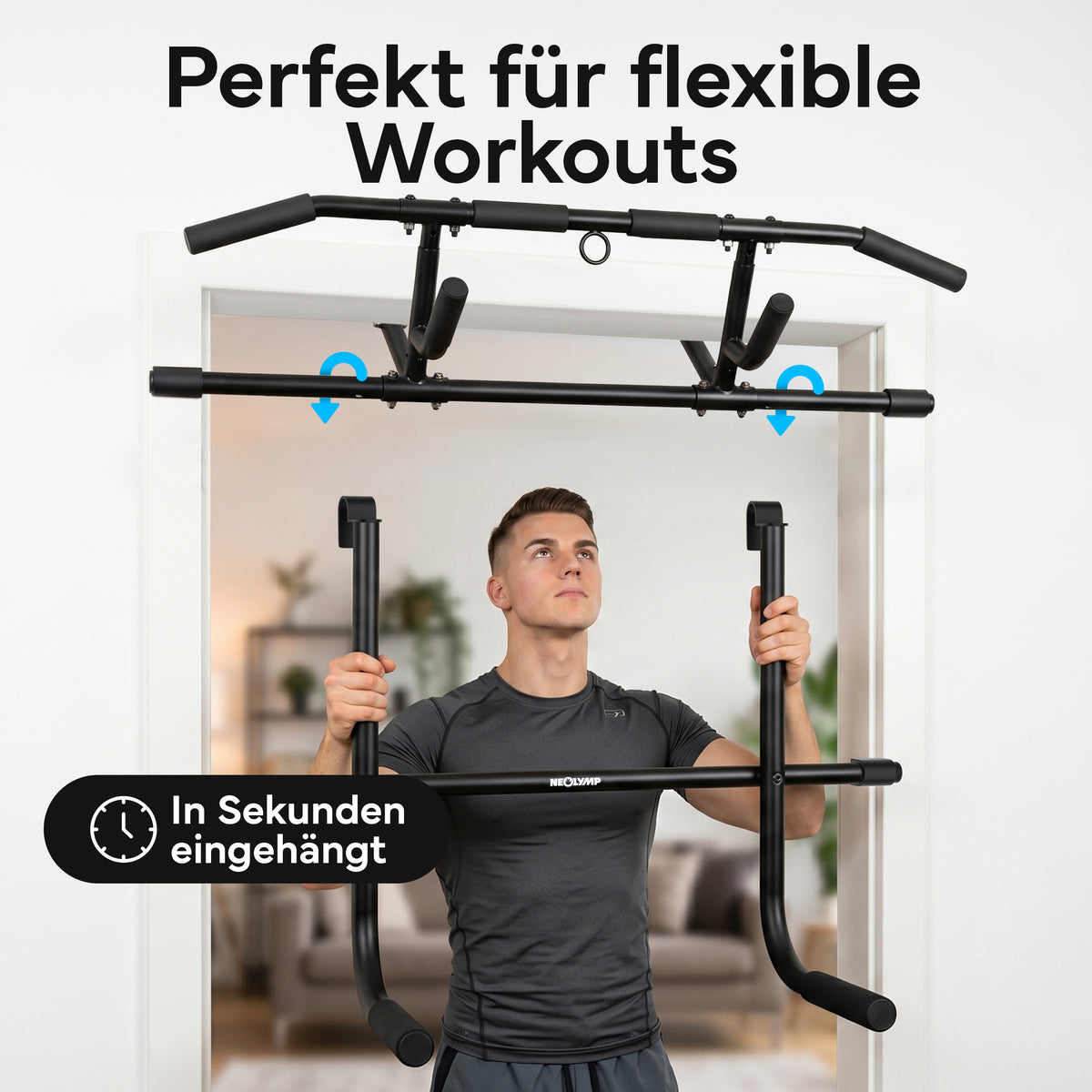 Premium Klimmzugstange 6-in-1 (B-Ware) - Klimmzugstange - Outlet von NEOLYMP | Fitnessequipment und Sportartikel
