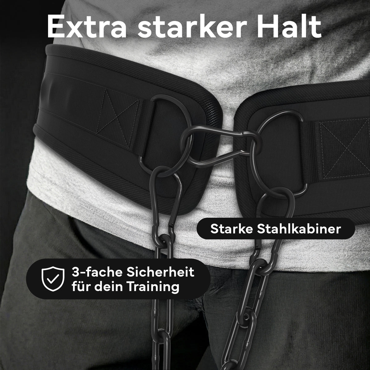 Dip-Gürtel Set für Calisthenics | B-Ware - - Outlet von NEOLYMP | Fitnessequipment und Sportartikel