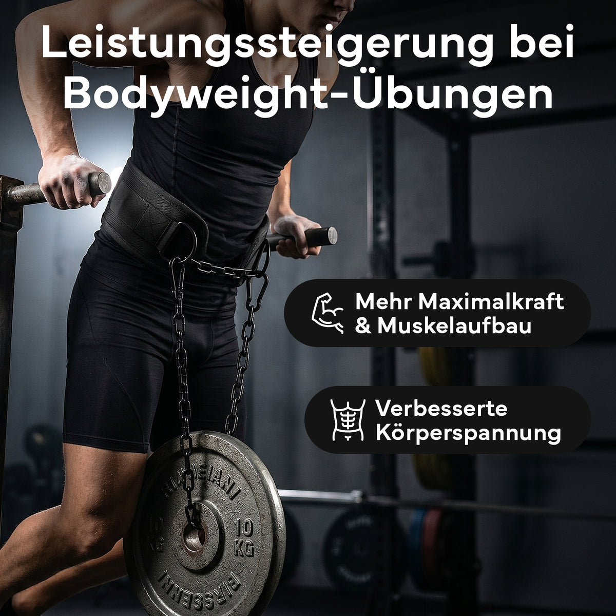 Dip-Gürtel Set für Calisthenics | B-Ware - - Outlet von NEOLYMP | Fitnessequipment und Sportartikel