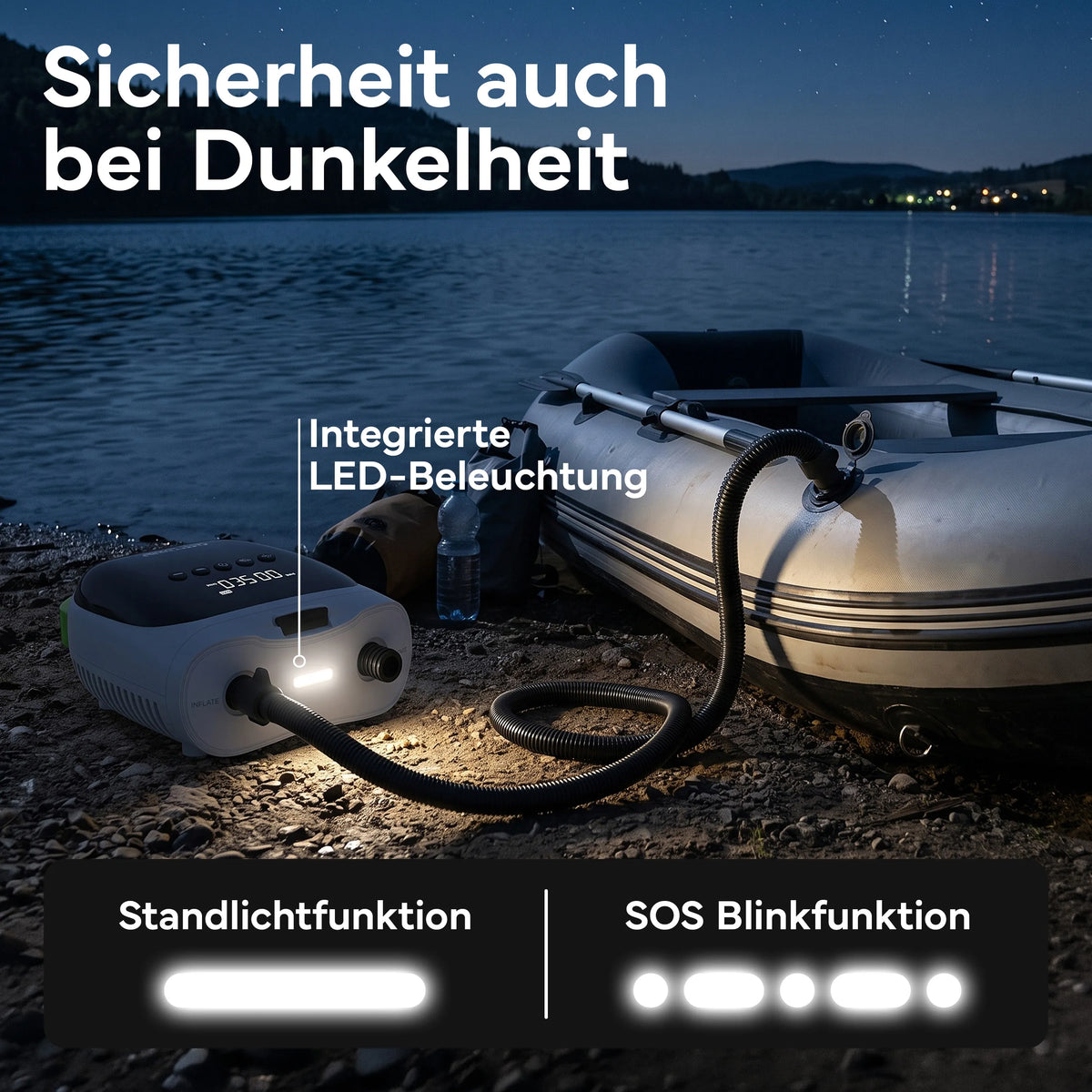 Elektrische Luftpumpe - - Wassersport von NEOLYMP | Fitnessequipment und Sportartikel