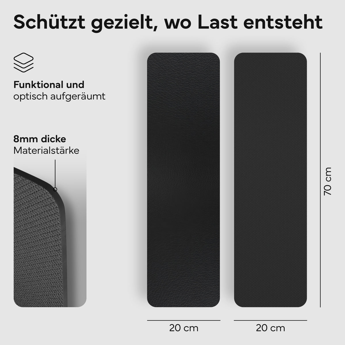Bodenschutzmatte für Fitnessgeräte und Laufband - XS: Fahrradmatte - Bodenschutz von NEOLYMP | Fitnessequipment und Sportartikel