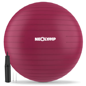 Gymnastikball - für aktives Sitzen, Recovery und Physio – Berry / M (165 cm) | B-Ware - - Outlet von NEOLYMP | Fitnessequipment und Sportartikel