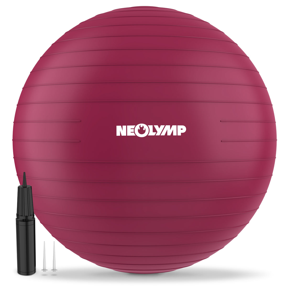 Gymnastikball - für aktives Sitzen, Recovery und Physio – Berry / M (165 cm) | B-Ware - - Outlet von NEOLYMP | Fitnessequipment und Sportartikel