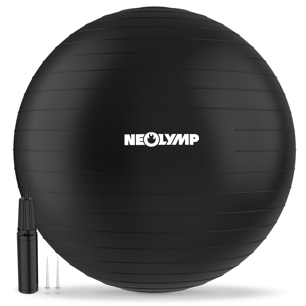 Gymnastikball - für aktives Sitzen, Recovery und Physio – Schwarz / S (150 cm) | B-Ware - - Outlet von NEOLYMP | Fitnessequipment und Sportartikel