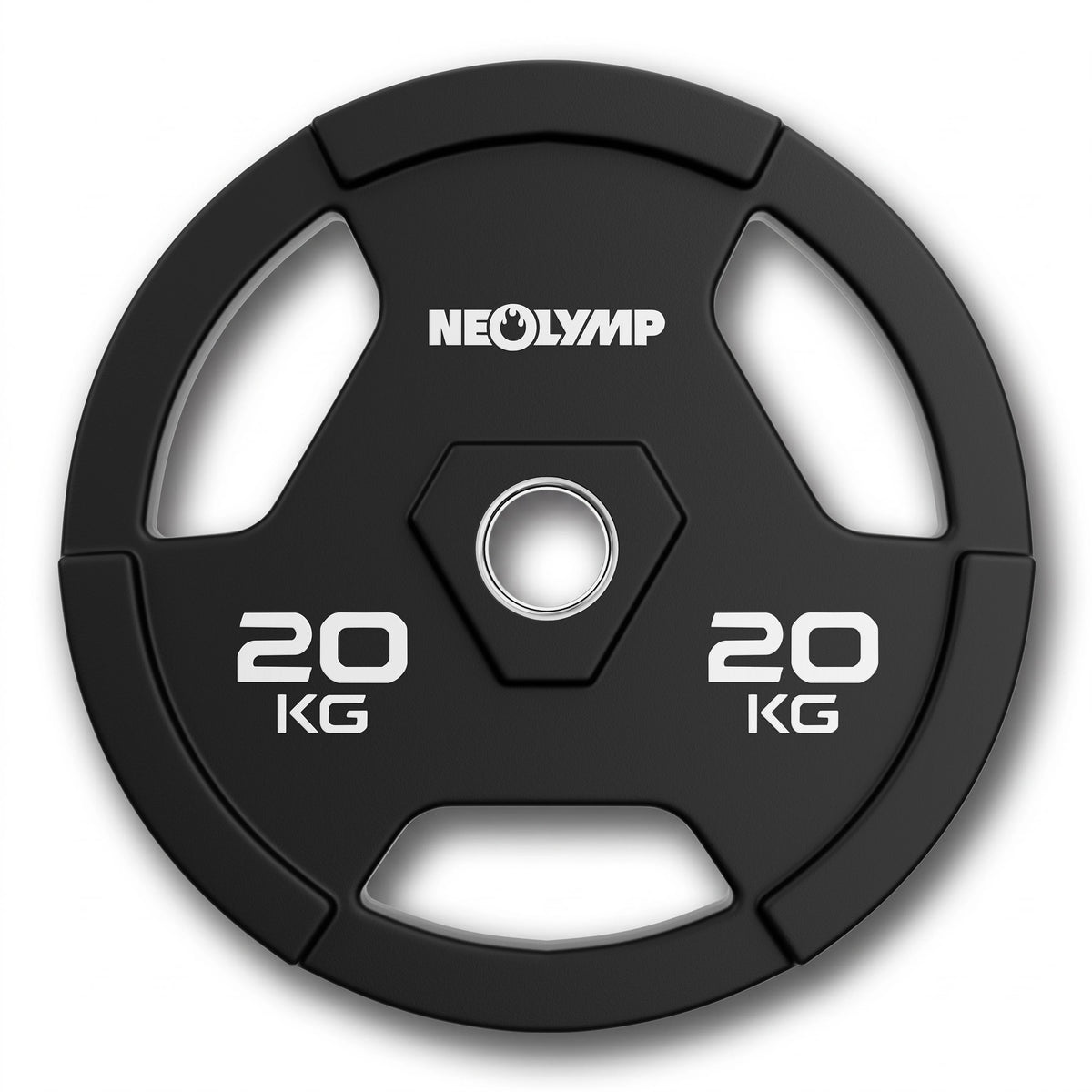 Gripper Plates - 2er Set Hantelscheiben mit Griffen 2,5 bis 25 kg - 2 x 20 kg - Hantelscheiben von NEOLYMP | Fitnessequipment und Sportartikel