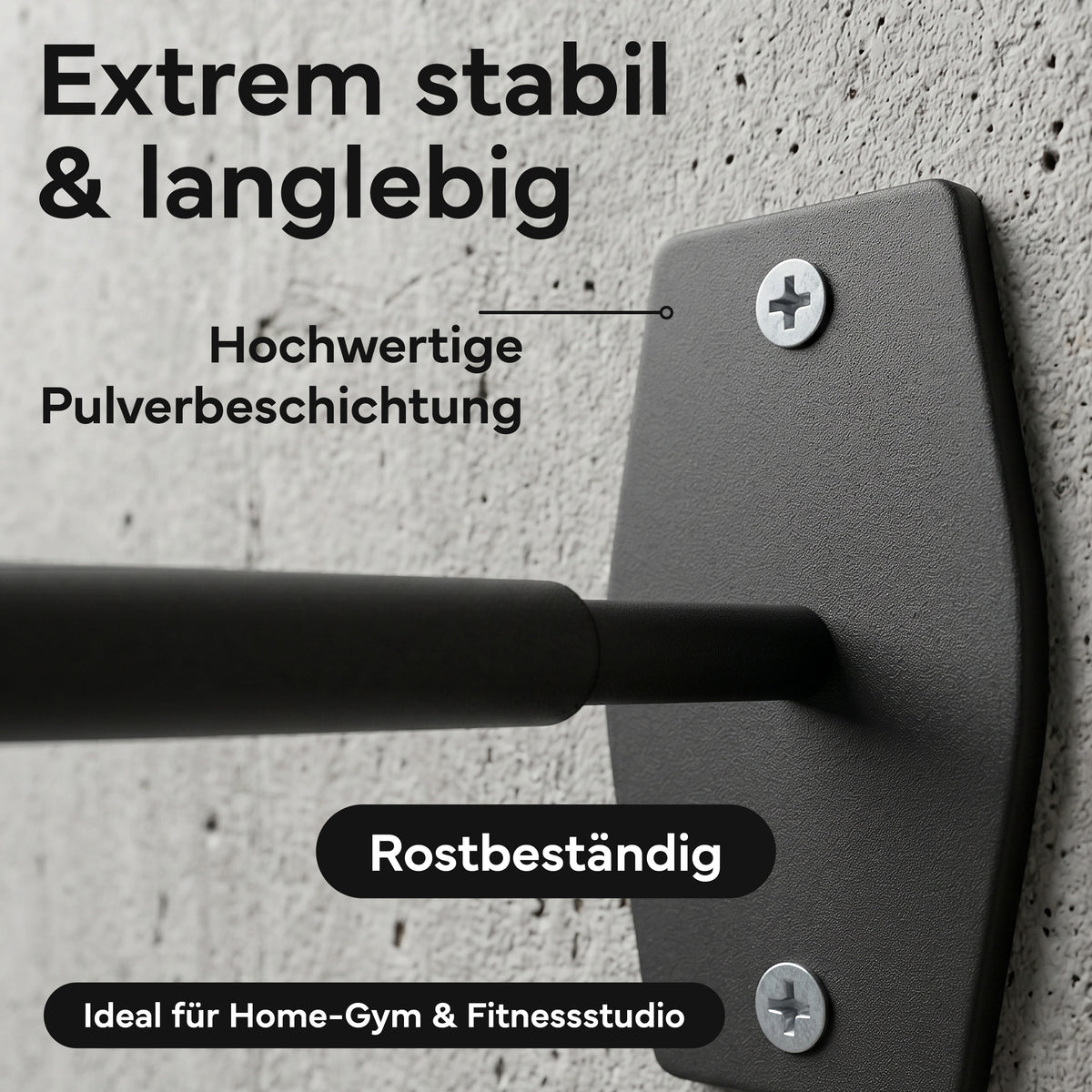 Wandhalterung 2er-Set - für Fitnessmatten mit Ösen | B-Ware - - Outlet von NEOLYMP | Fitnessequipment und Sportartikel
