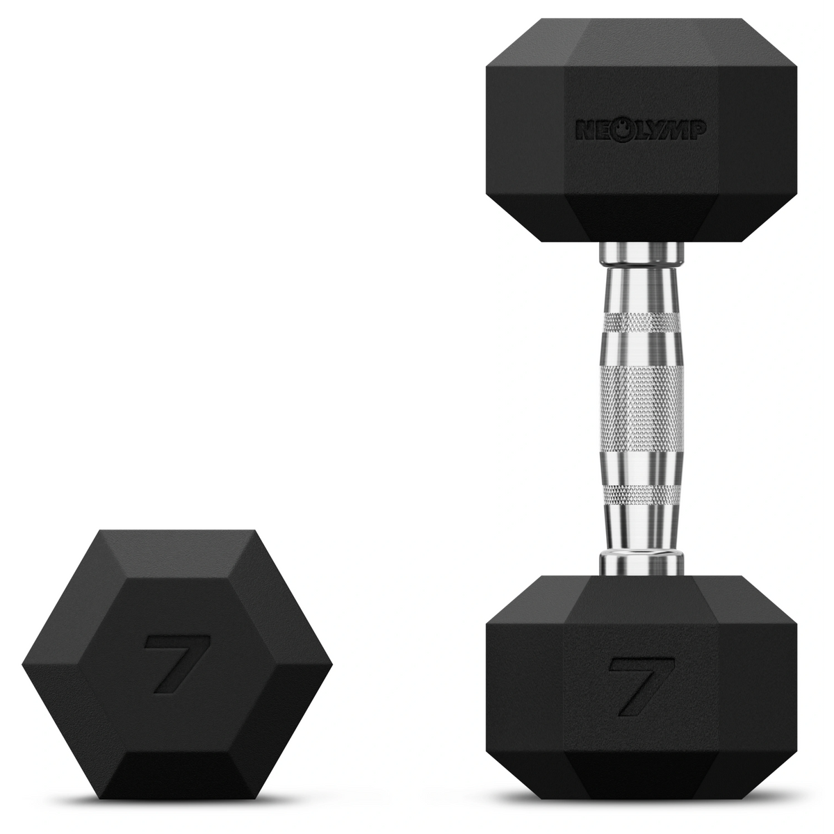 Hexagon Hanteln mit TPU-Ummantelung, 2er Sets 1 bis 50 kg - 2 x 7 kg - Hantel von NEOLYMP | Fitnessequipment und Sportartikel