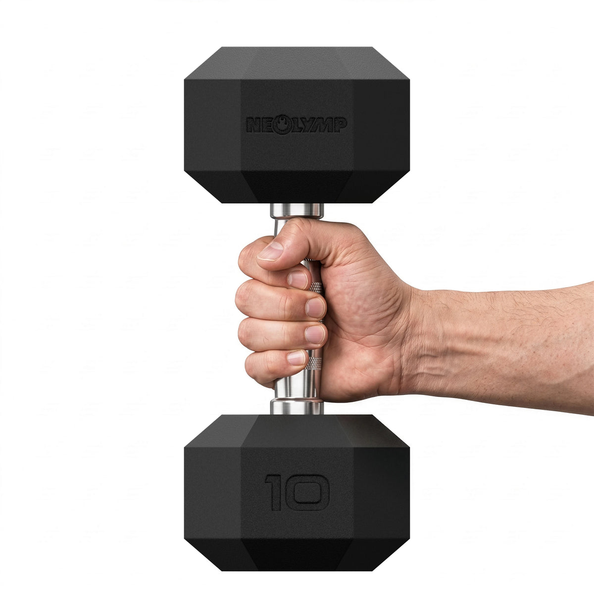 Hexagon Hanteln mit TPU-Ummantelung, 2er Sets 1 bis 50 kg - - Hantel von NEOLYMP | Fitnessequipment und Sportartikel