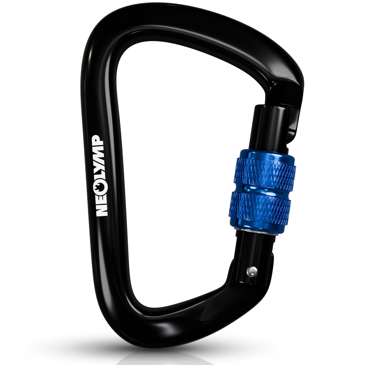 Ultraleichter Verschlusskarabiner mit Screw-Lock (Aluminium, mit Schnellverschluss) (Karabiner 2er-Set) - Karabiner einzeln - Zubehör von NEOLYMP | Fitnessequipment und Sportartikel
