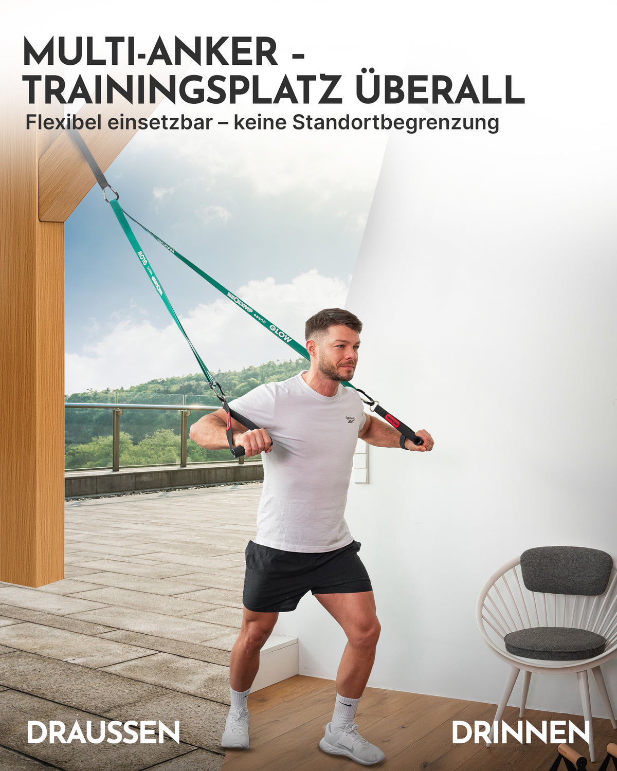 Multianker für Fitnessbänder - - Zubehör von NEOLYMP | Fitnessequipment und Sportartikel