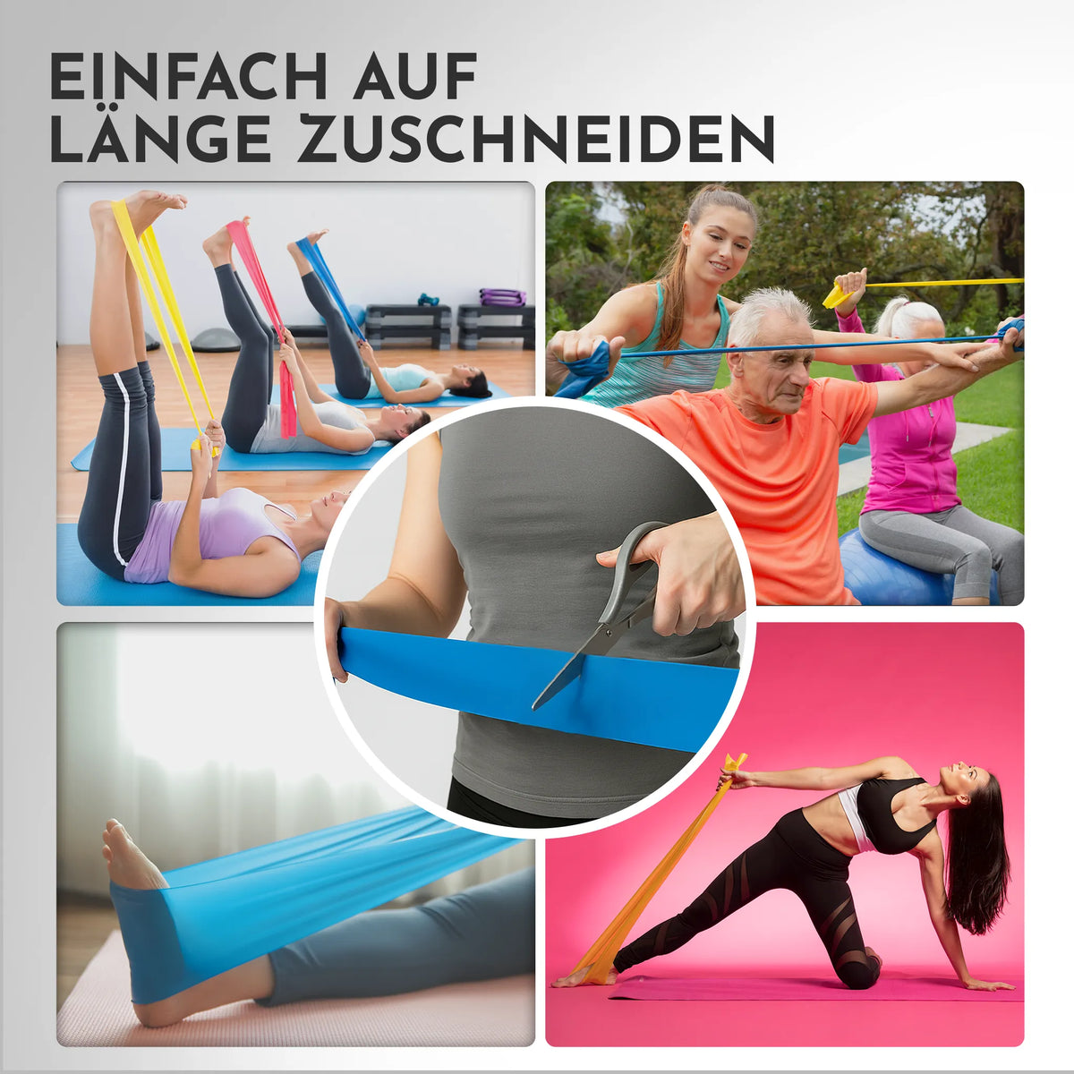 Elastische Widerstandsbänder TPE auf Rolle – Leicht (Rot) / 46 Meter (B‑Ware) - - Outlet von NEOLYMP | Fitnessequipment und Sportartikel
