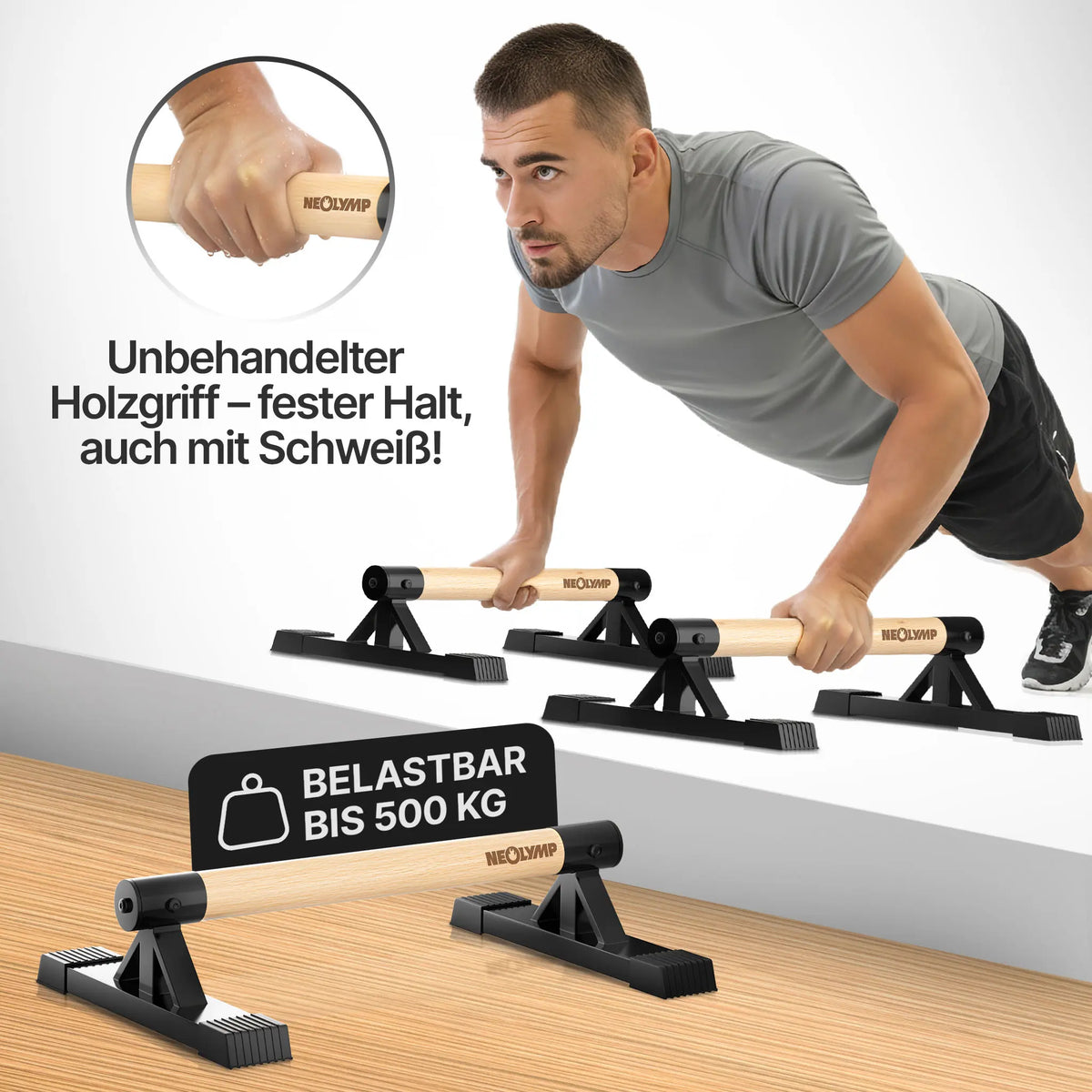 Premium Calisthenics-Bundle - Komplettpaket für Bodyweight-Training - - Sportgerät von NEOLYMP | Fitnessequipment und Sportartikel