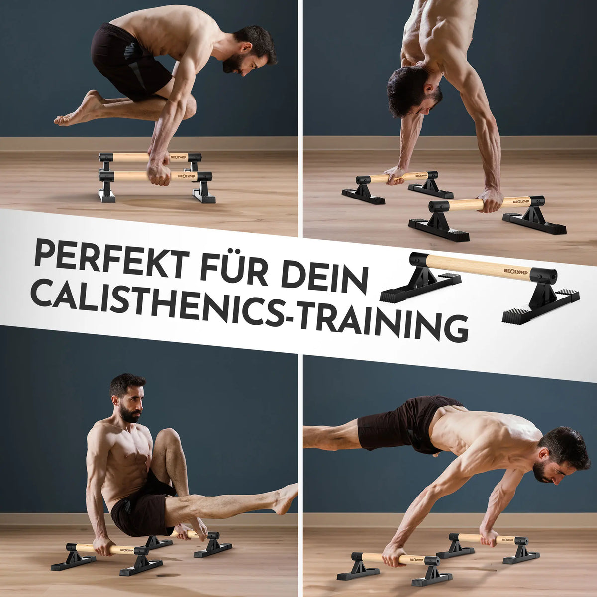 Premium Calisthenics-Bundle - Komplettpaket für Bodyweight-Training - - Sportgerät von NEOLYMP | Fitnessequipment und Sportartikel