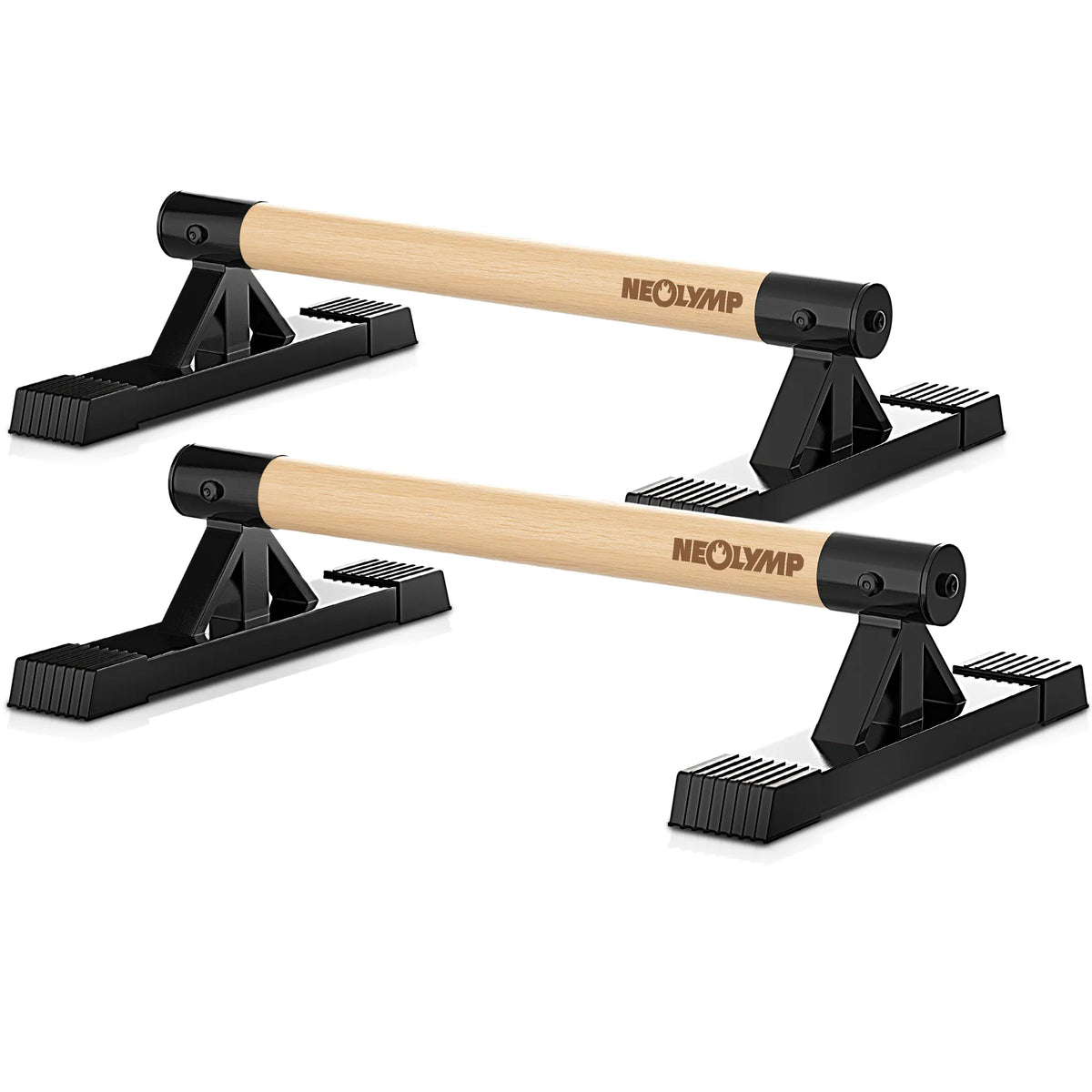 Parallettes rutschfest für Fitness & Calisthenics - Niedrig Low (10 cm) - Sportgerät von NEOLYMP | Fitnessequipment und Sportartikel