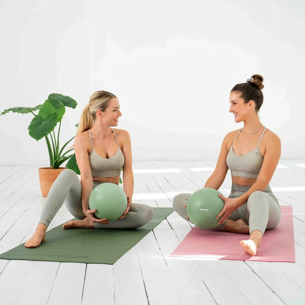 Pilates Komplett-Set Premium - mit Geschenkbox - Matcha PRO Set: mit Pilatesmatte + Kurs - Sportgerät von NEOLYMP | Fitnessequipment und Sportartikel
