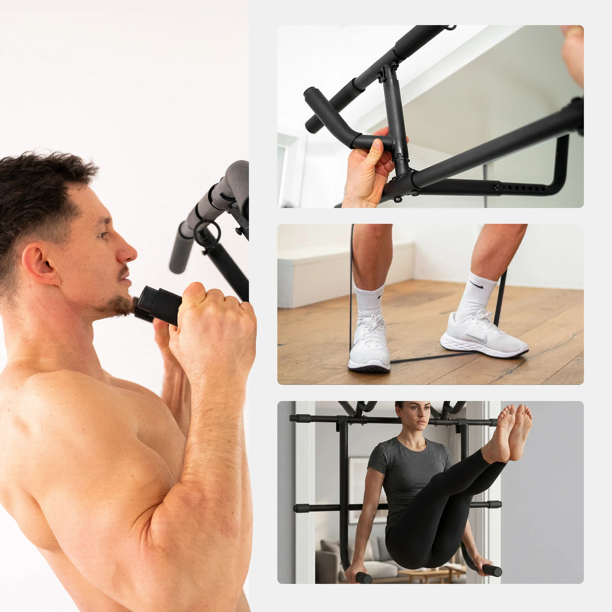 Klimmzugstangen-Bundle - Calisthenics Set - Stange + Dip Bar + Resistance Bands - Klimmzugstangen von NEOLYMP | Fitnessequipment und Sportartikel
