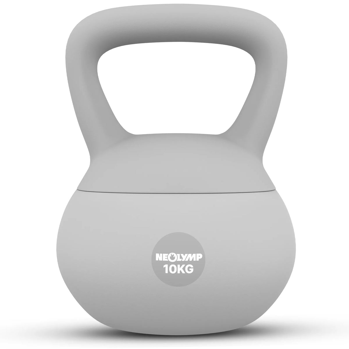 Soft Kettlebell - 2 kg bis 12 kg Trainingsgewichte - 10 kg Grau - Kettlebell von NEOLYMP | Fitnessequipment und Sportartikel