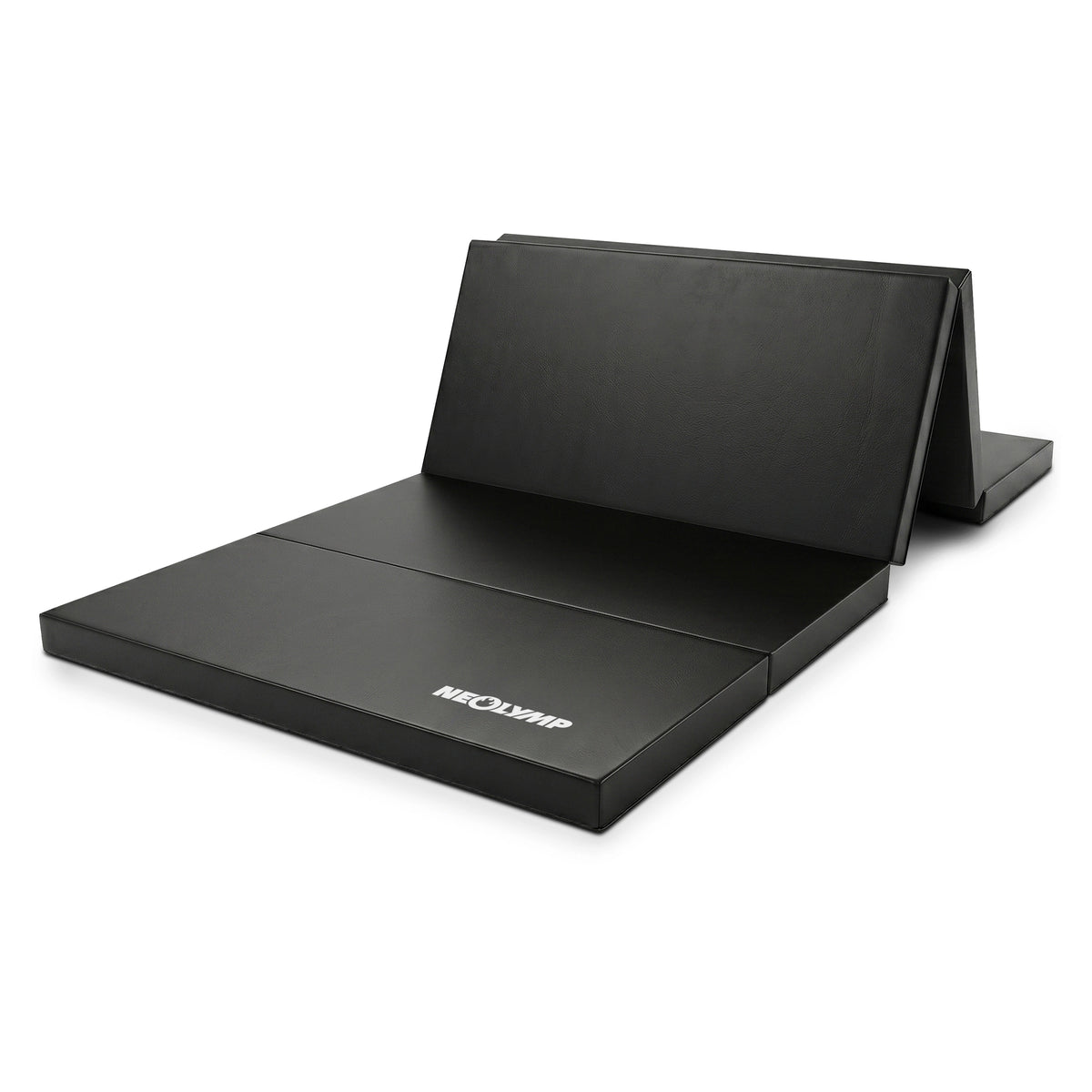 Turnmatte - faltbar mit Tragefunktion - Schwarz M (190x80x5 cm) - von NEOLYMP | Fitnessequipment und Sportartikel