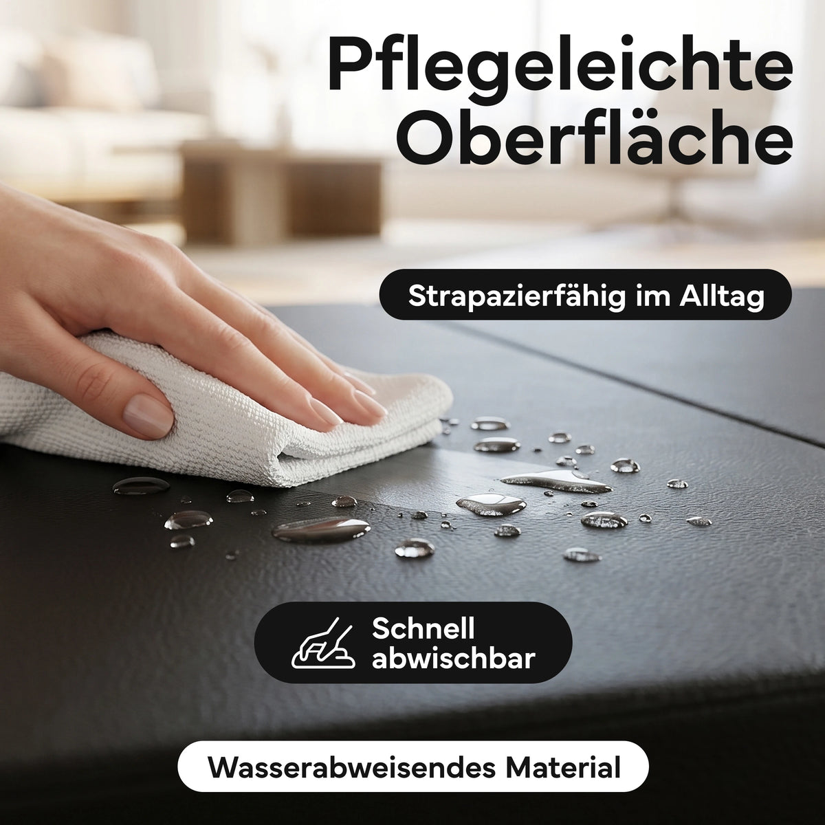 Turnmatte - faltbar mit Tragefunktion - Schwarz M (190x80x5 cm) - von NEOLYMP | Fitnessequipment und Sportartikel