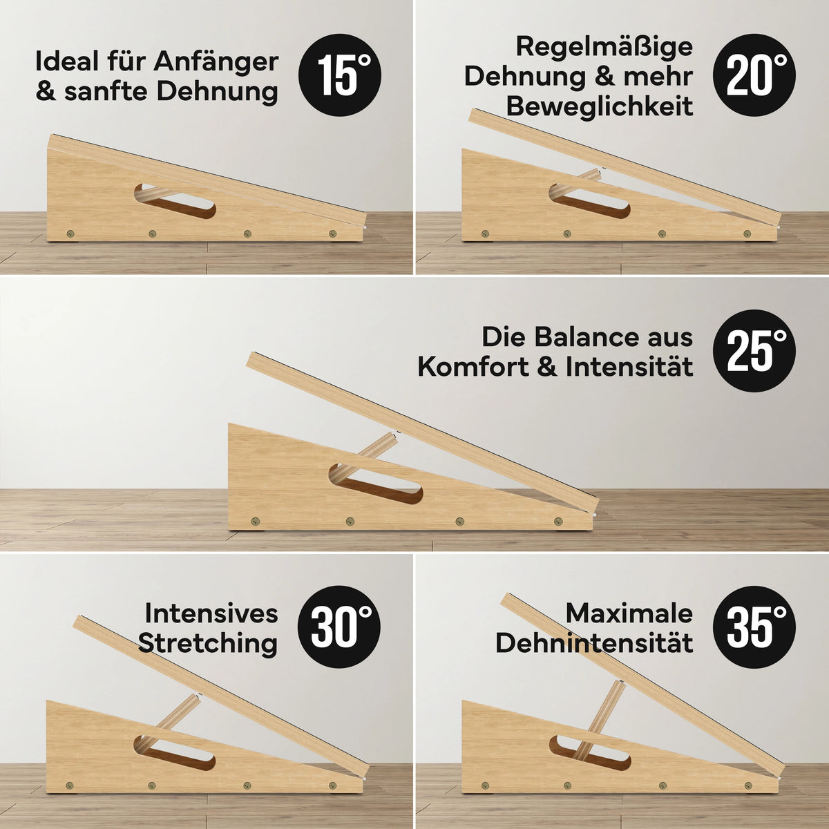 Wadendehner Brett - Stretch Board aus Holz | B-Ware - - Outlet von NEOLYMP | Fitnessequipment und Sportartikel