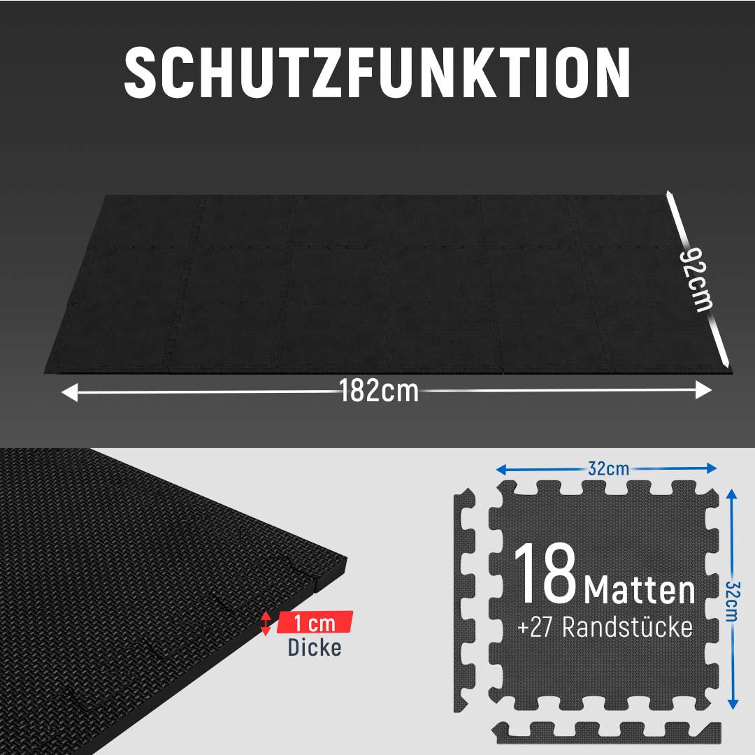 Puzzlematten aus Schaumstoff (Sportsboden, Fitnessunterlage) – Blau (B‑Ware) - - Outlet von NEOLYMP | Fitnessequipment und Sportartikel