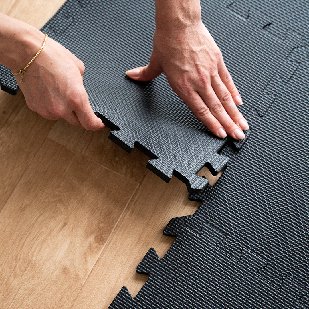 Puzzlematten aus Schaumstoff (Sportsboden, Fitnessunterlage) – Blau (B‑Ware) - - Outlet von NEOLYMP | Fitnessequipment und Sportartikel