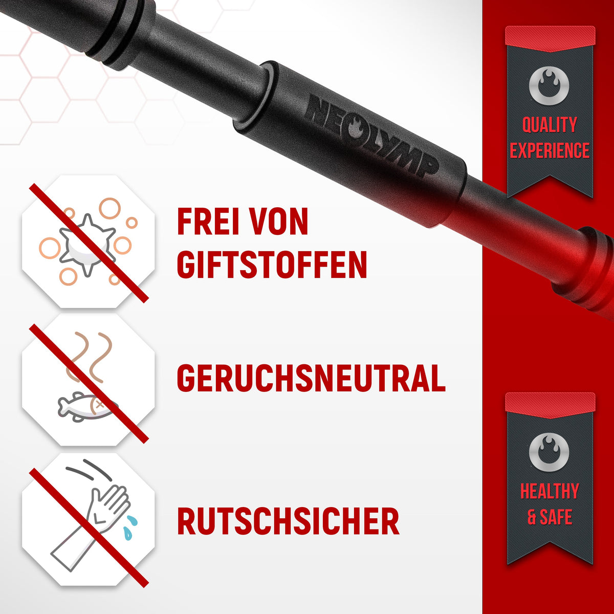 Teleskop Klimmzugstange für Türen | B-Ware - Blau - Outlet von NEOLYMP