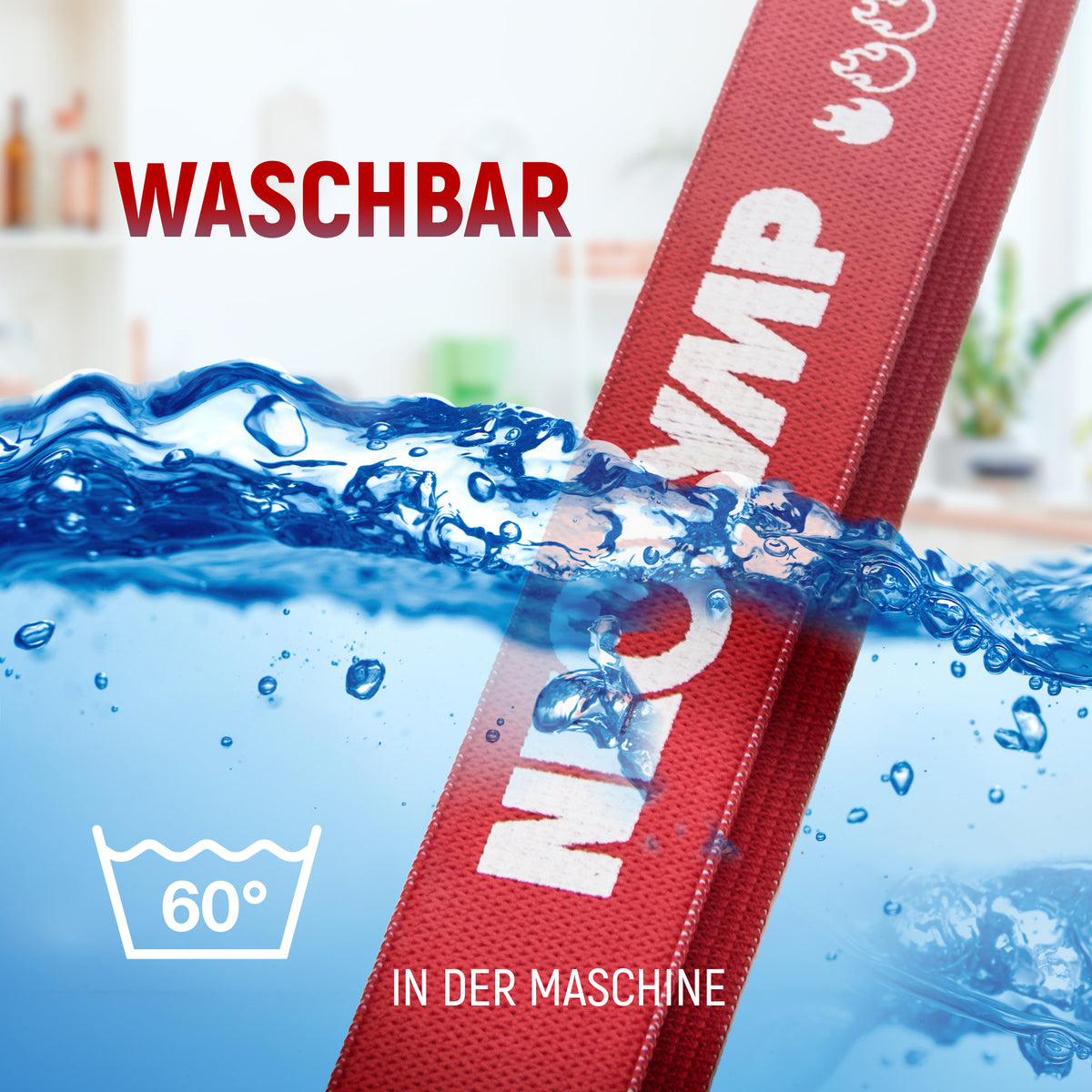 Fitnessbänder lang aus Stoff - - Fitnessbänder von NEOLYMP | Fitnessequipment und Sportartikel