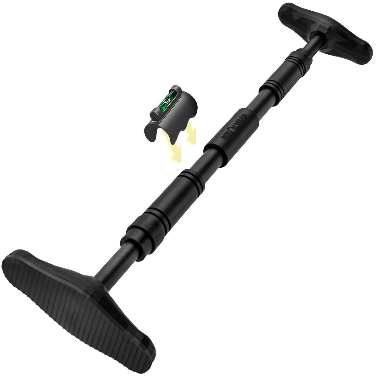 Teleskop Klimmzugstange für Türen | B-Ware - Schwarz - Outlet von NEOLYMP